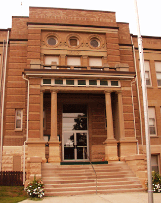 Front Doors - Osceola County, Iowa Court House